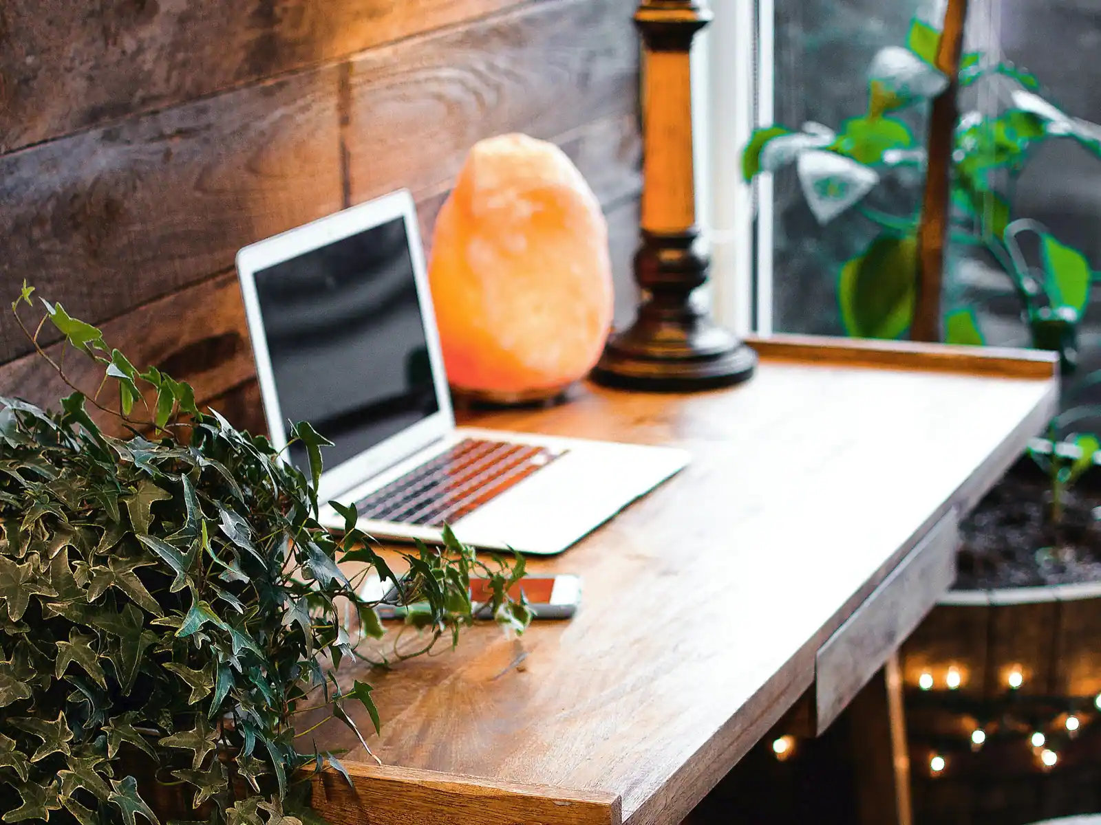 Picture of a work from home setup of a curated professional helping them to maintain focus and productivity.