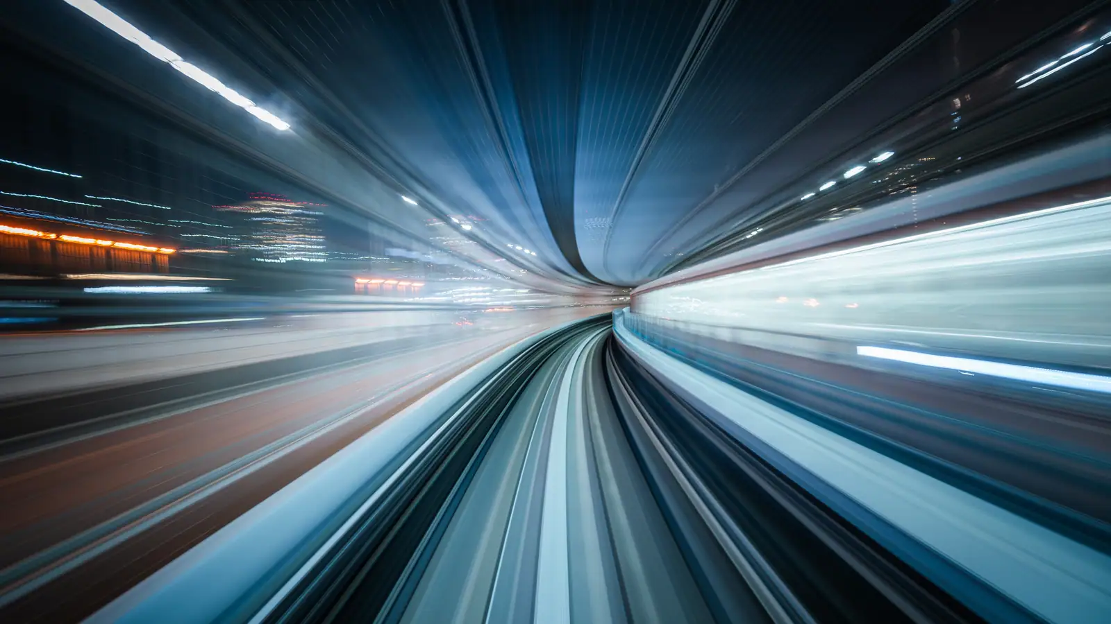 Picture describing the high speed that technology is moving. 