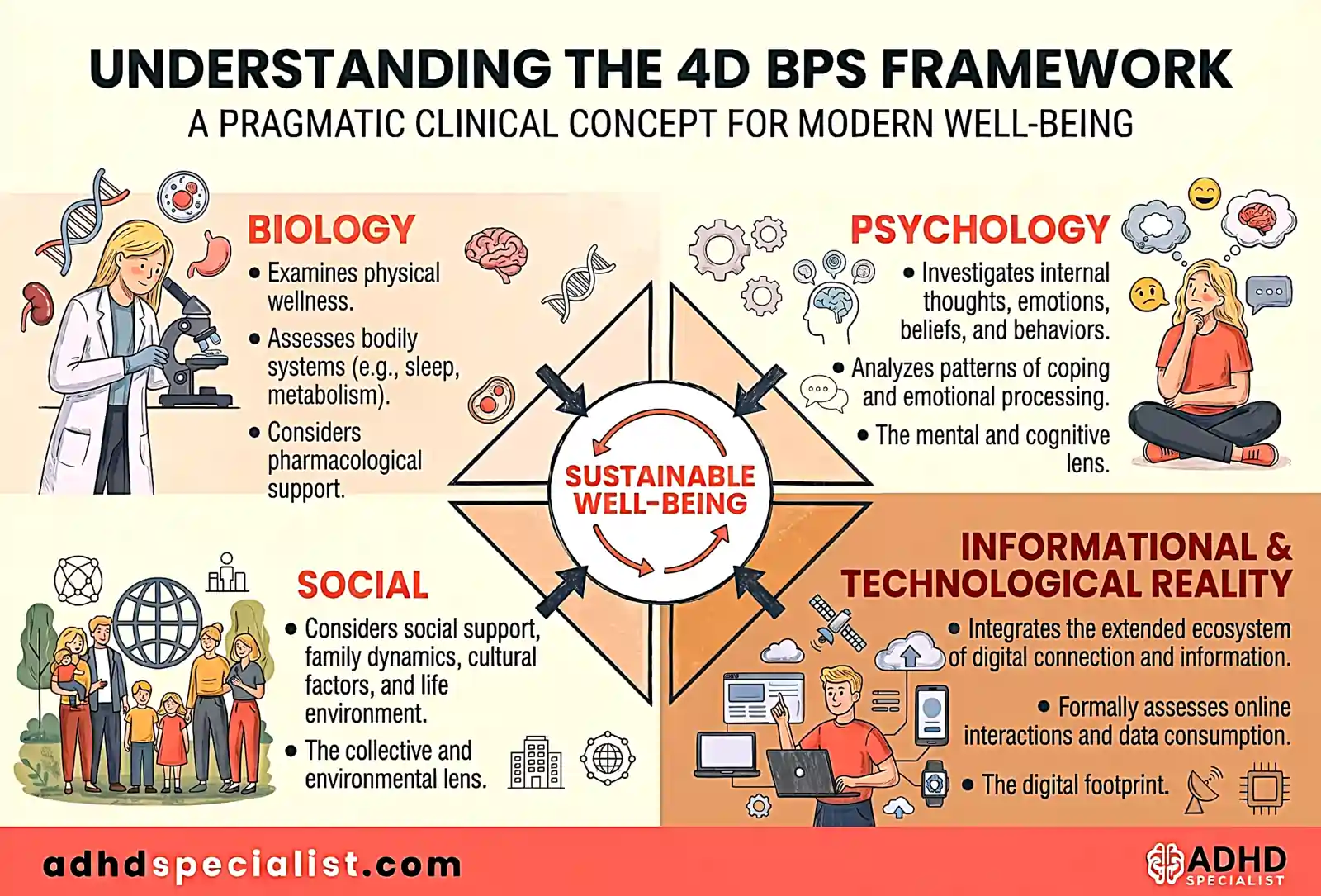 Diagram explaining the $d BPS Framework