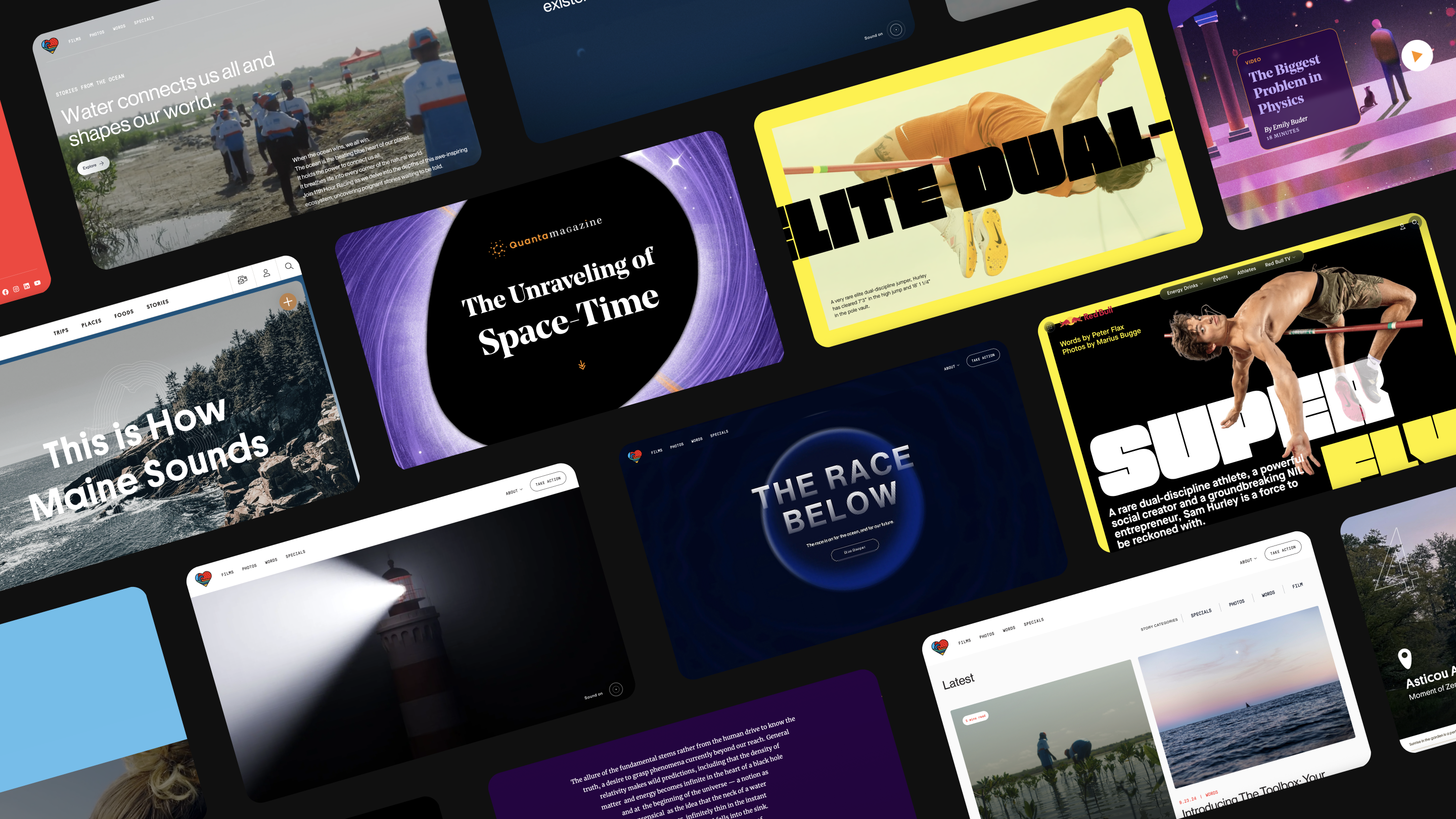 HLabs’ award-winning websites, including Webby and Vev recognised interactive designs