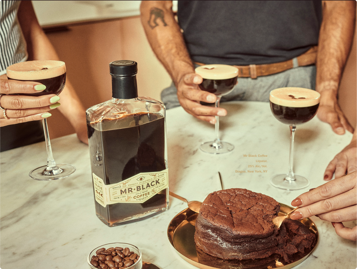 Gamification element showing trophy collection feature for Mr Black Espresso Martini Festival scavenger hunt