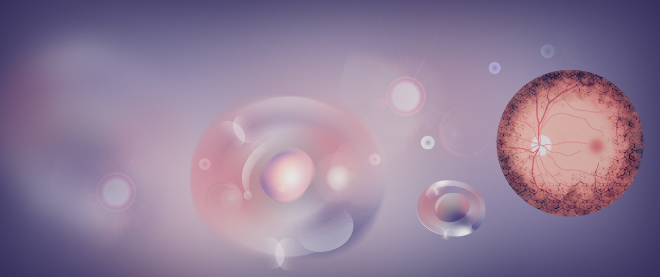 InGel Therapeutics sight restoration medical innovation showcasing scientific illustration and brand identity design