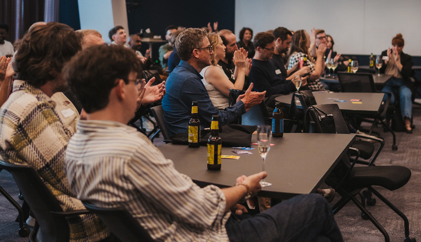 HiFest 2025 audience at Convene offices