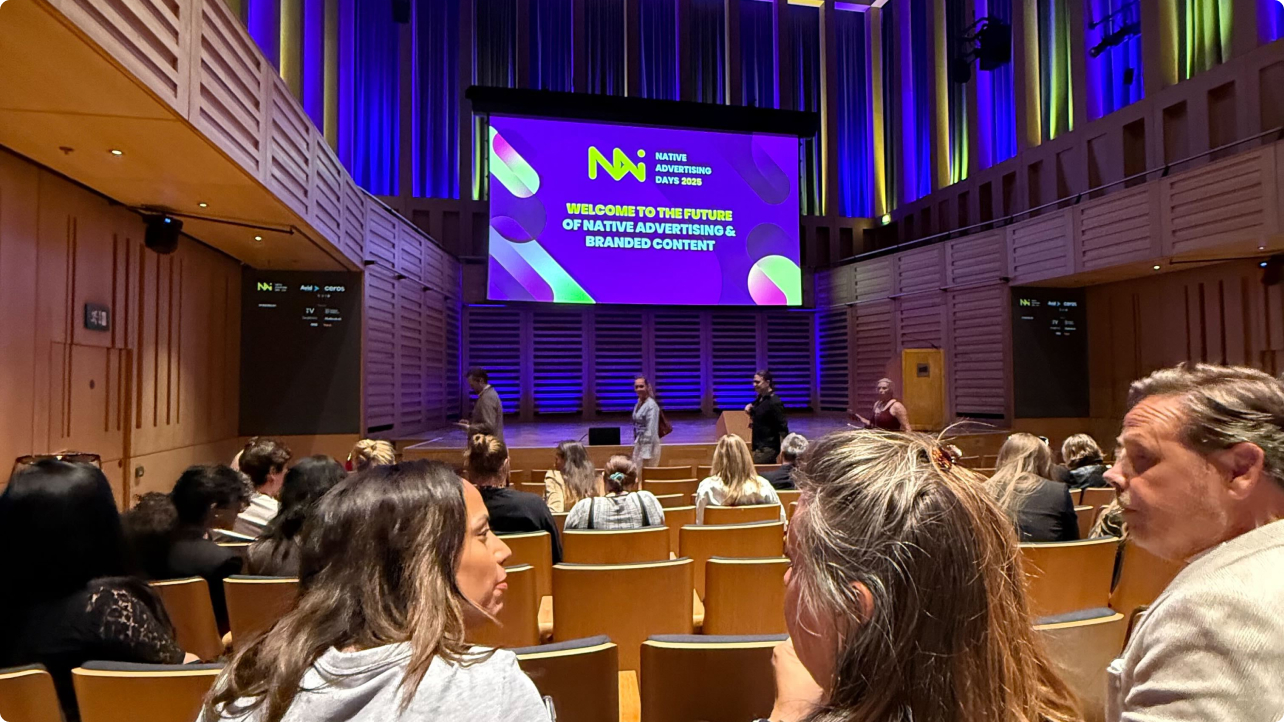 Starting the day at Native Advertising Days 2025