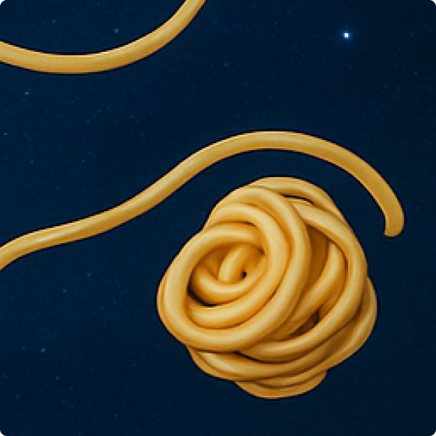 Spaghetti team illustration