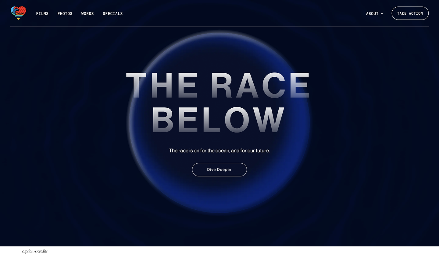 11th Hour Racing The Race Below underwater interactive experience