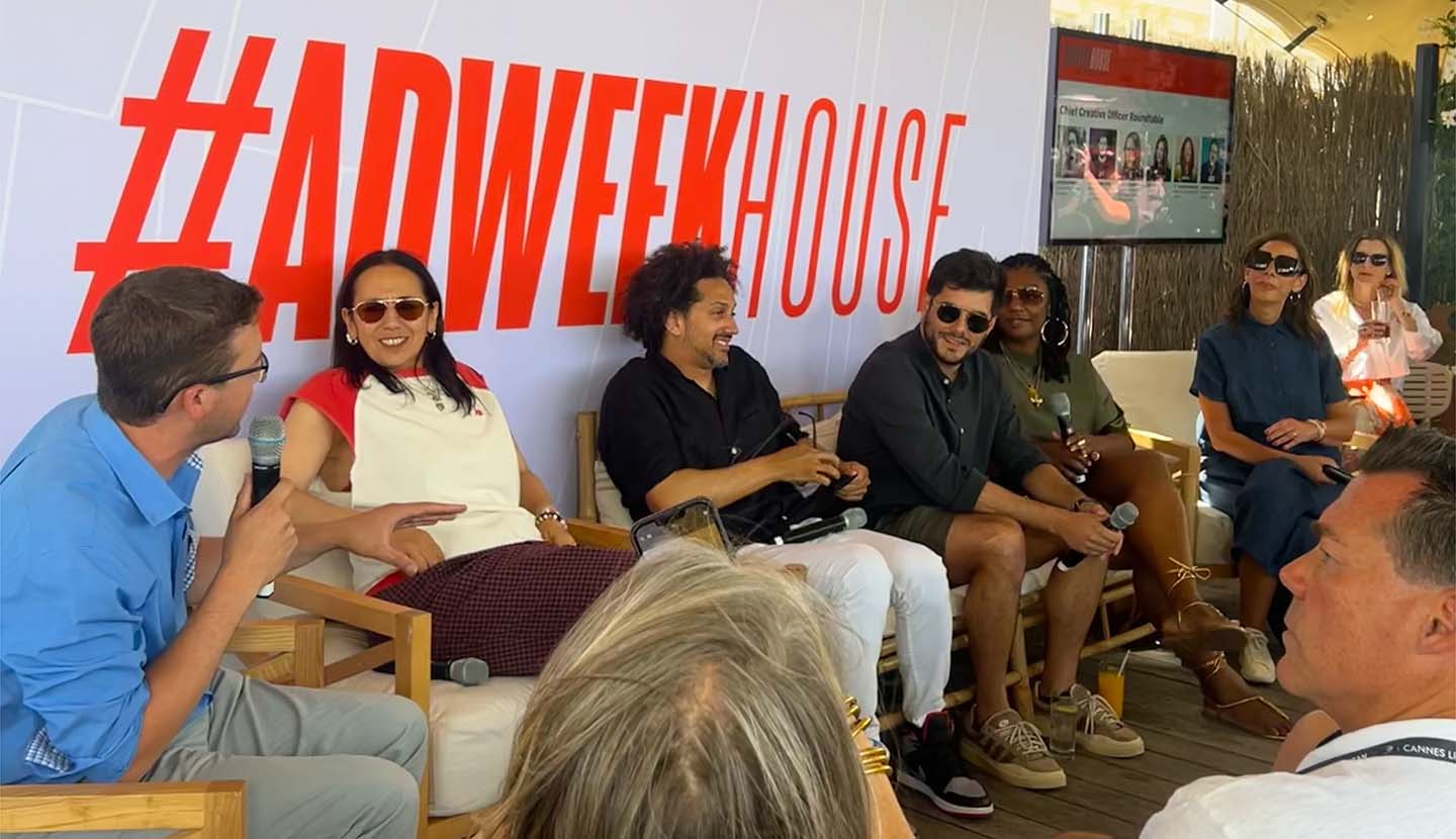 Adweek Chief Creative Officer round table at Cannes