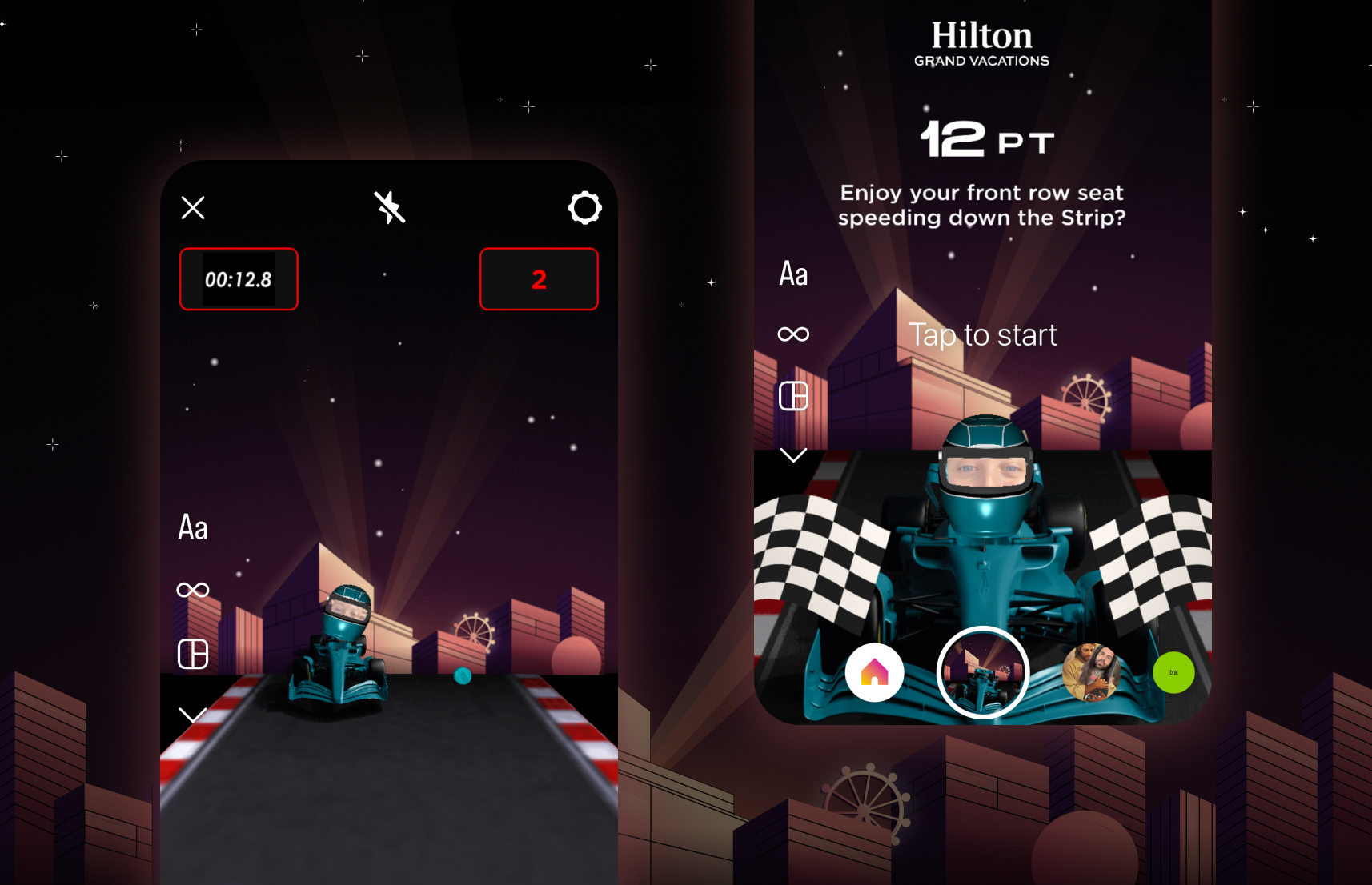 HGV Racing Game AR Filter