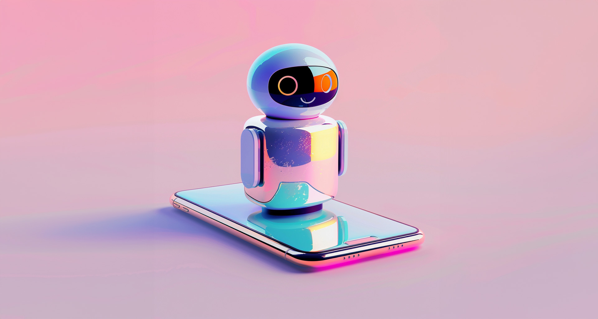 HLabs chatbot artwork brought to life using AI