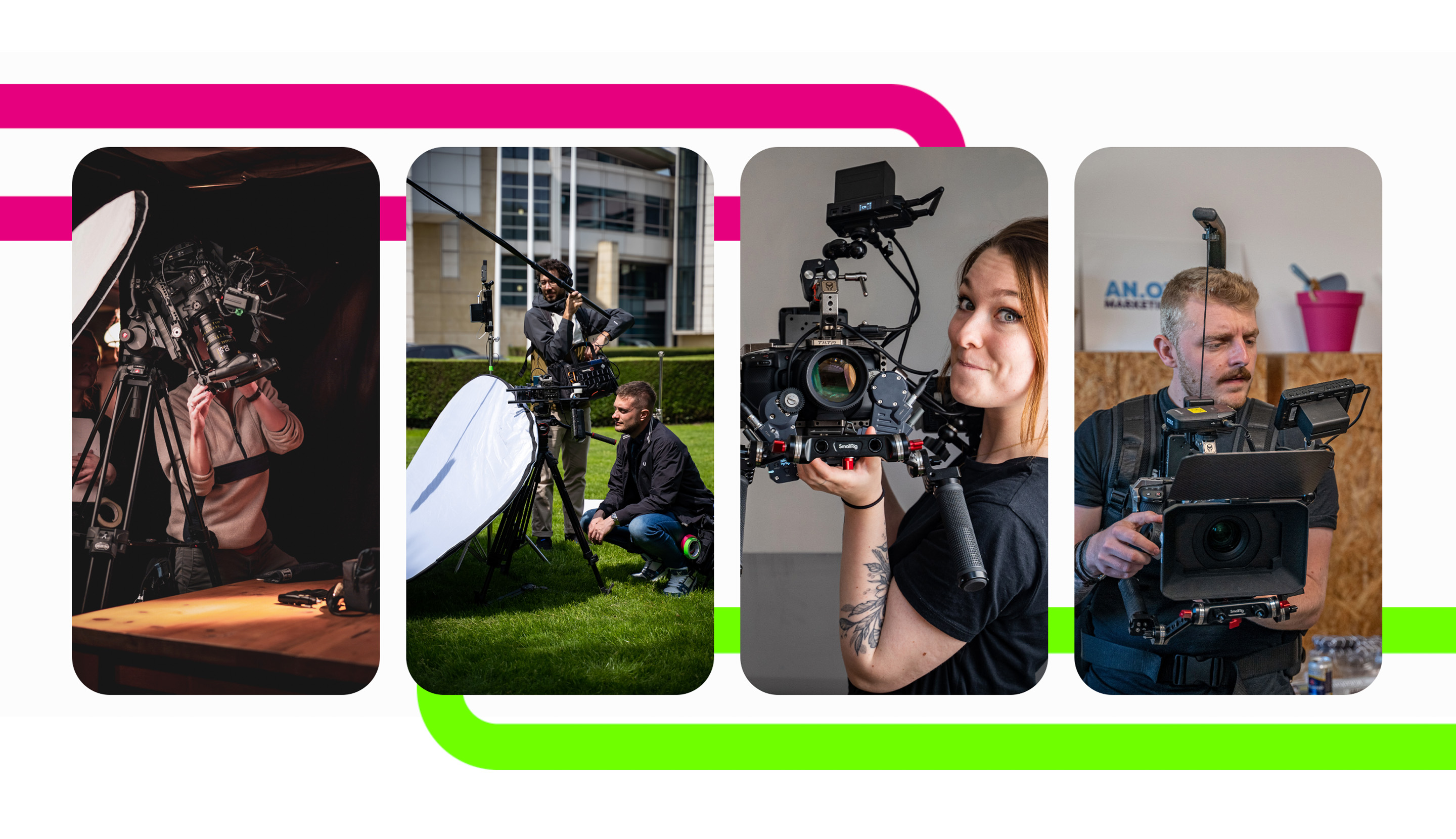 Knowlton Marketing team behind the scenes
