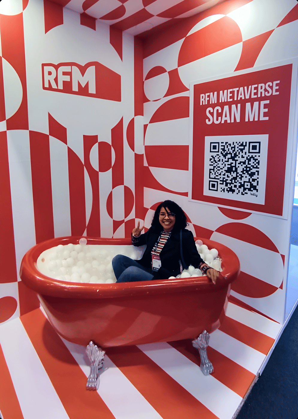 RFM Radio stand at Web Summit