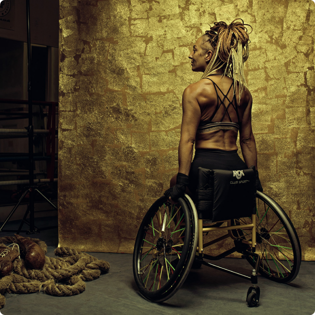 Luiz paralympic boxer photographed by Sane