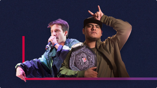 Aczino vs Wos Los gallos in Red Bull Batalla finals