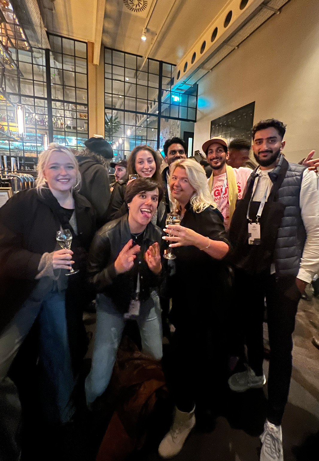 HLabs reconnects with Webflow freelancers at afterparty