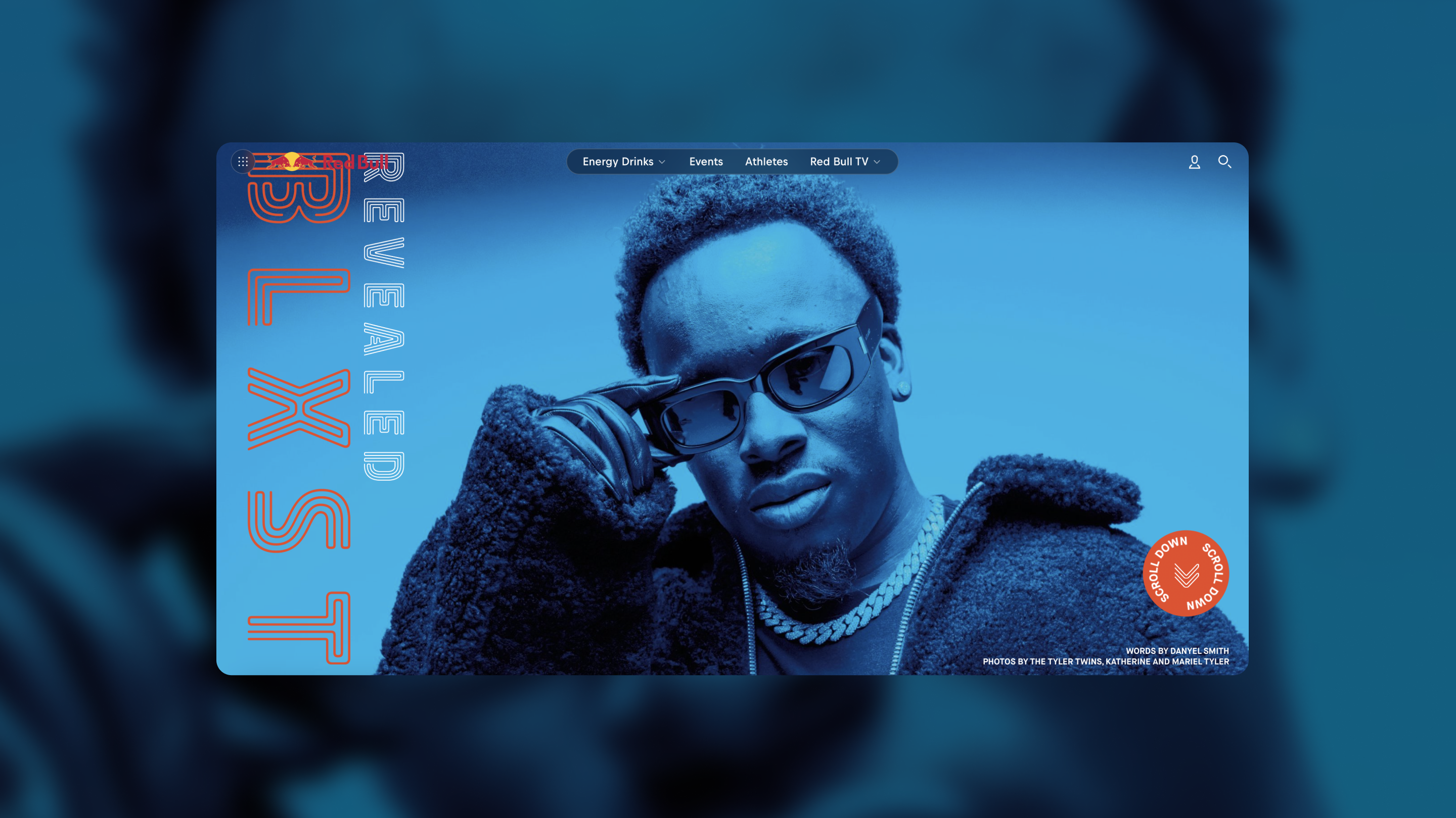 The Red Bulletin BLXST Revealed site taking fans through Grammy-nominated artist's music journey