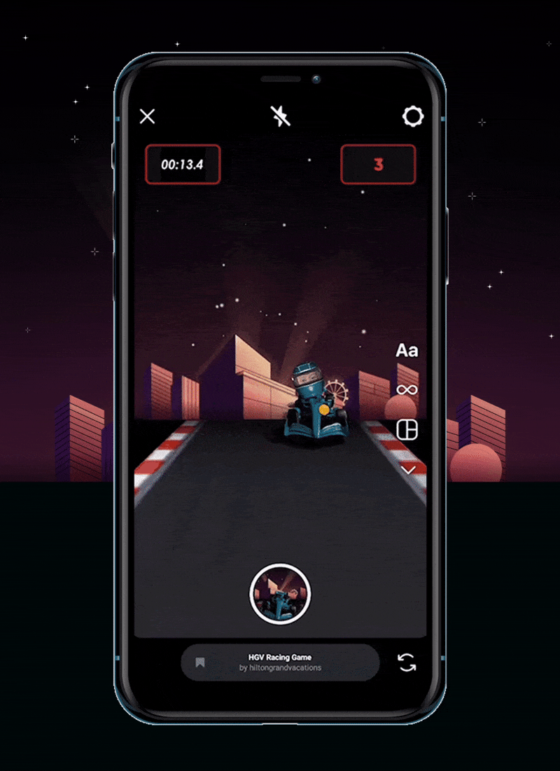 HGV Racing Game in action