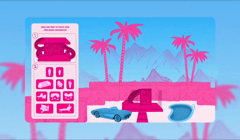 HLabs Barbie interactive campaign animation