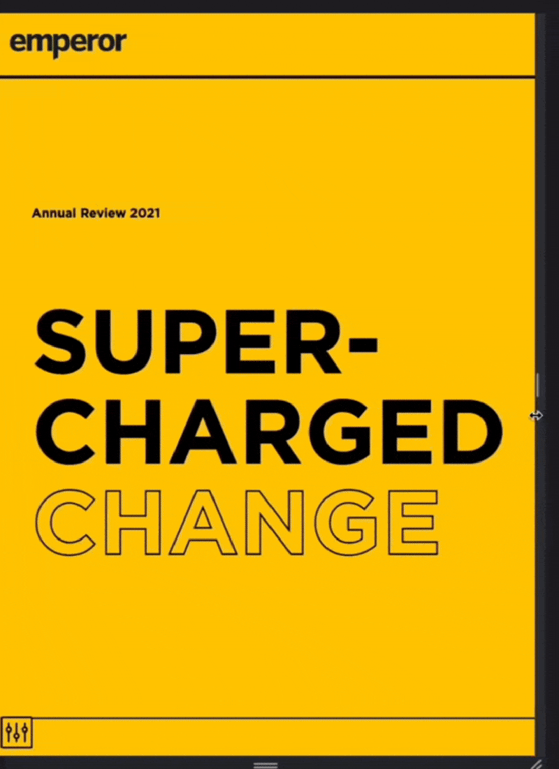 Emperor responsive webpages at instant with Framer