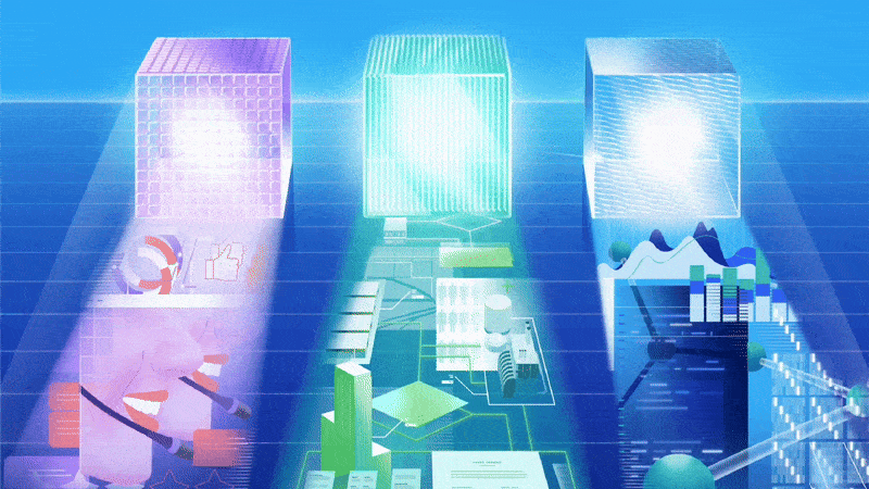 Illustrations by Jason Solo animated by HLabs for IBM