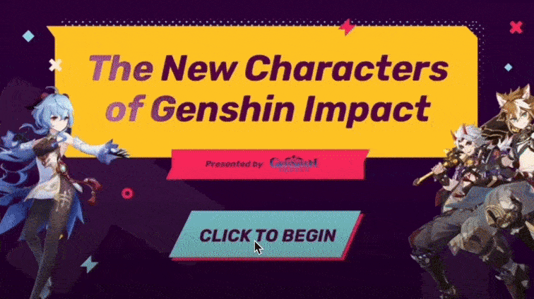 HLabs created interactive video for Fandom to promote Genshin Impact
