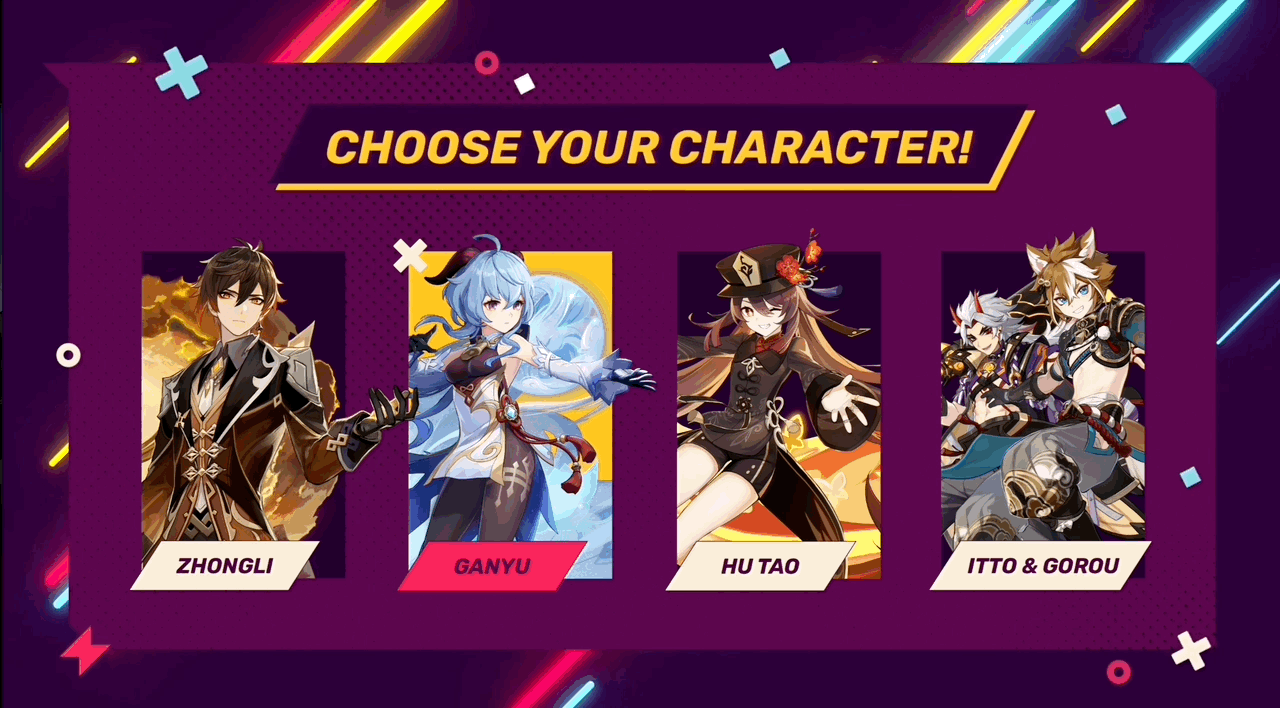 HLabs interactive videos for Fandom Genshin Impact characters