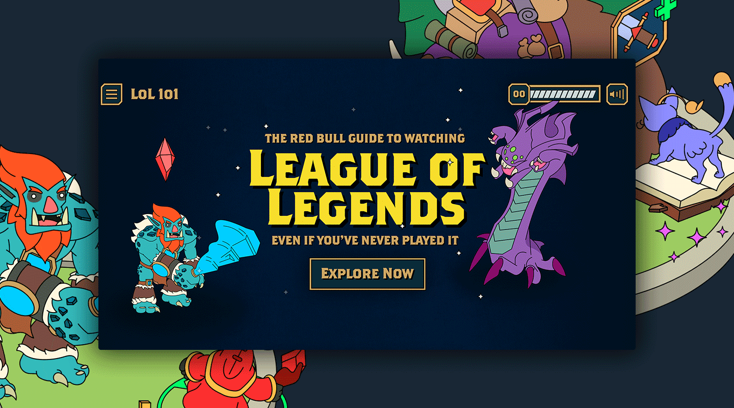 Beginners interactive guide to League of Legends for Red Bull Esports
