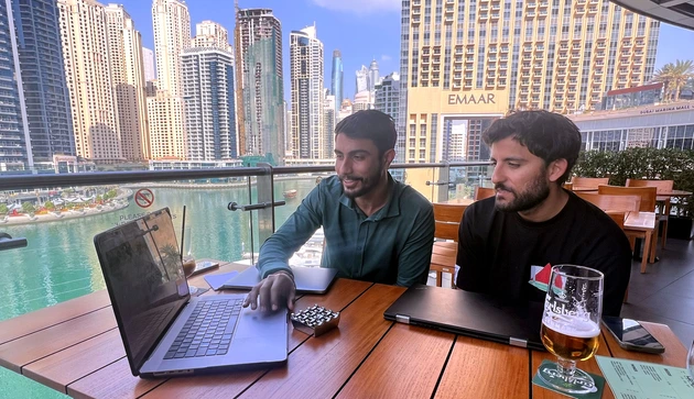 HLabs Development Lead Himanshu visits biggest agency client in Dubai