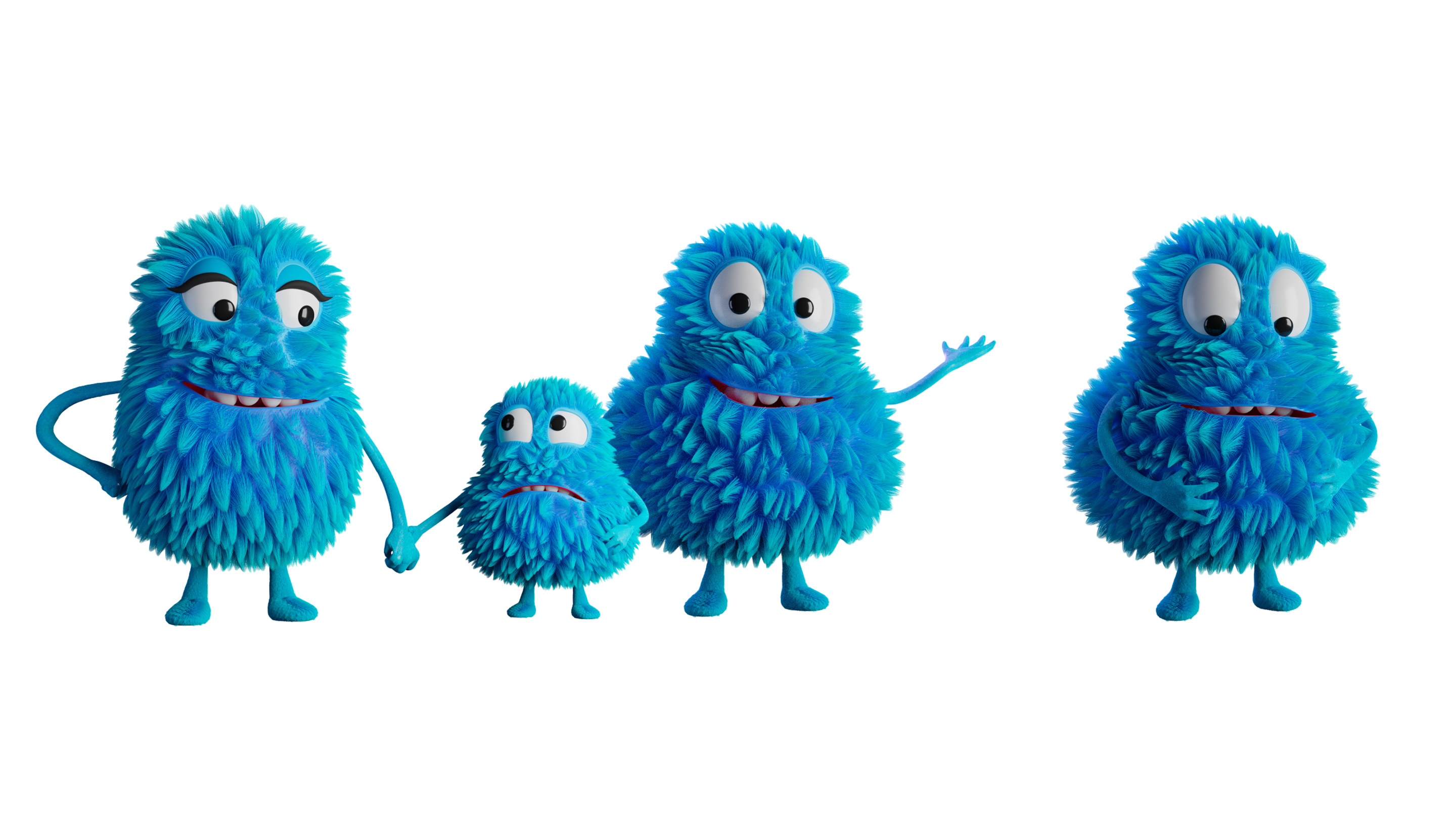 HLabs 3D artist Tudor experiments with character designs