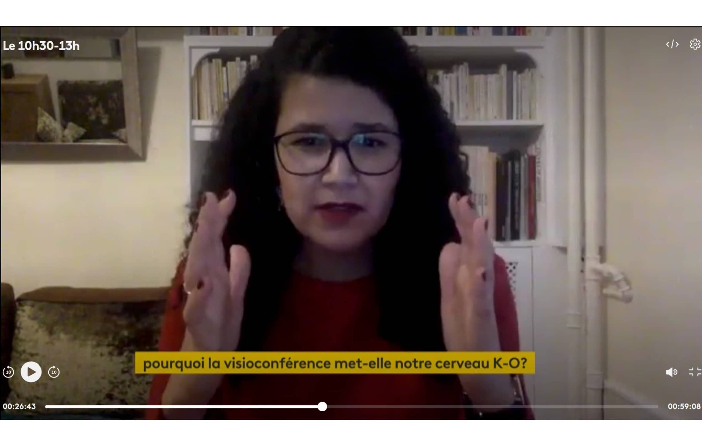 Illustration de l'article Rising Up : JT France info – Pourquoi la visioconférence nous met-elle KO
