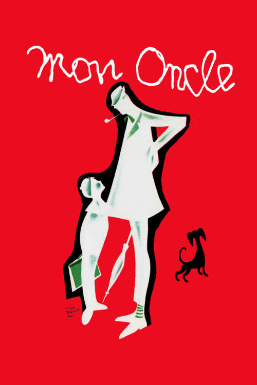 A movie poster for Mon Oncle
