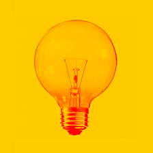 a light bulb