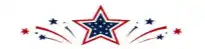 patriotic star graphic