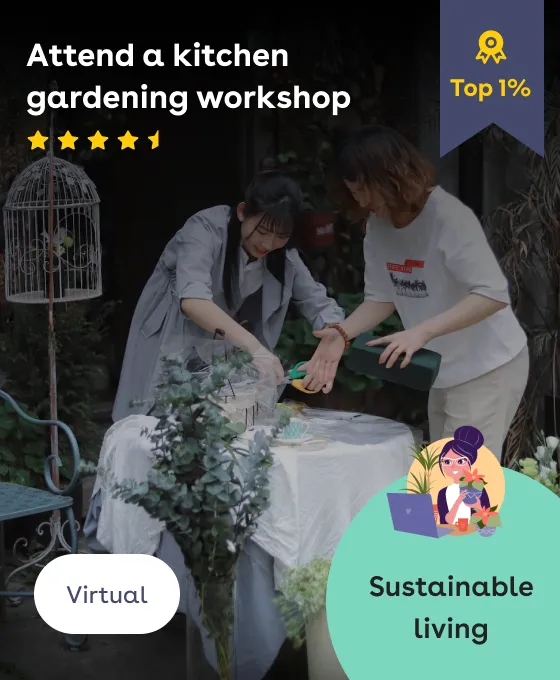 Corporate-volunteering-activity Attend a kitchen gardening workshop