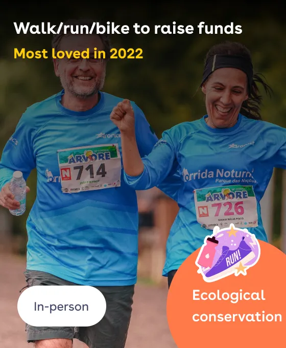 Corporate-volunteering-activity Walk/run/bike to raise funds for ecological conservation