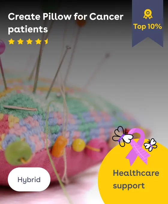 Corporate-volunteering-activity Create Pillow for cancer patients