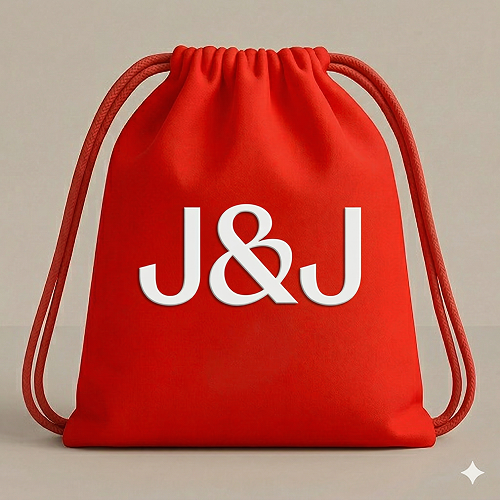 Drawstring bag illustration