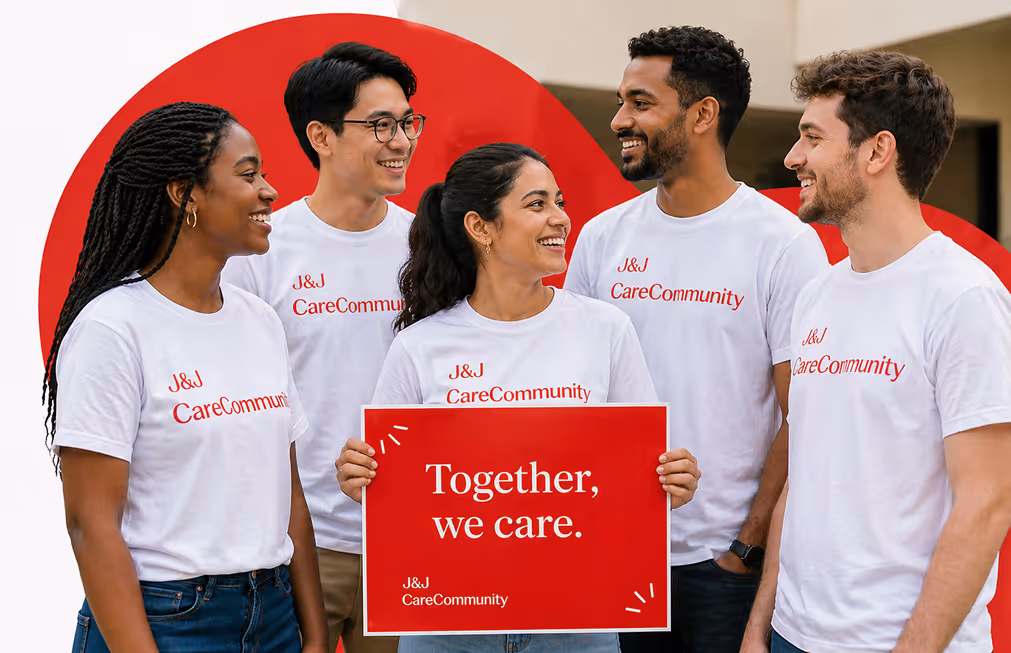 The J&J CareCommunity team — together, we care