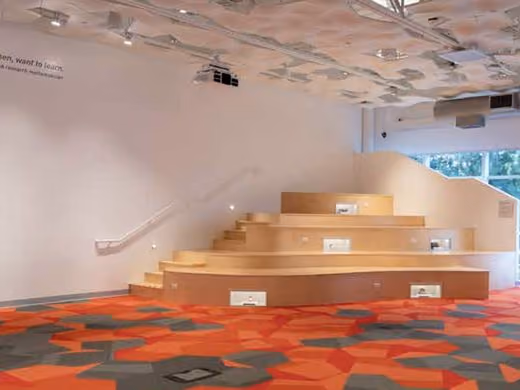 Learning Lab tiered workshop space