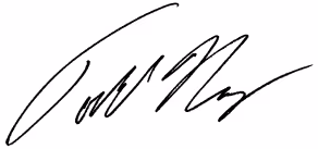 Todd Nichols CEO Signature
