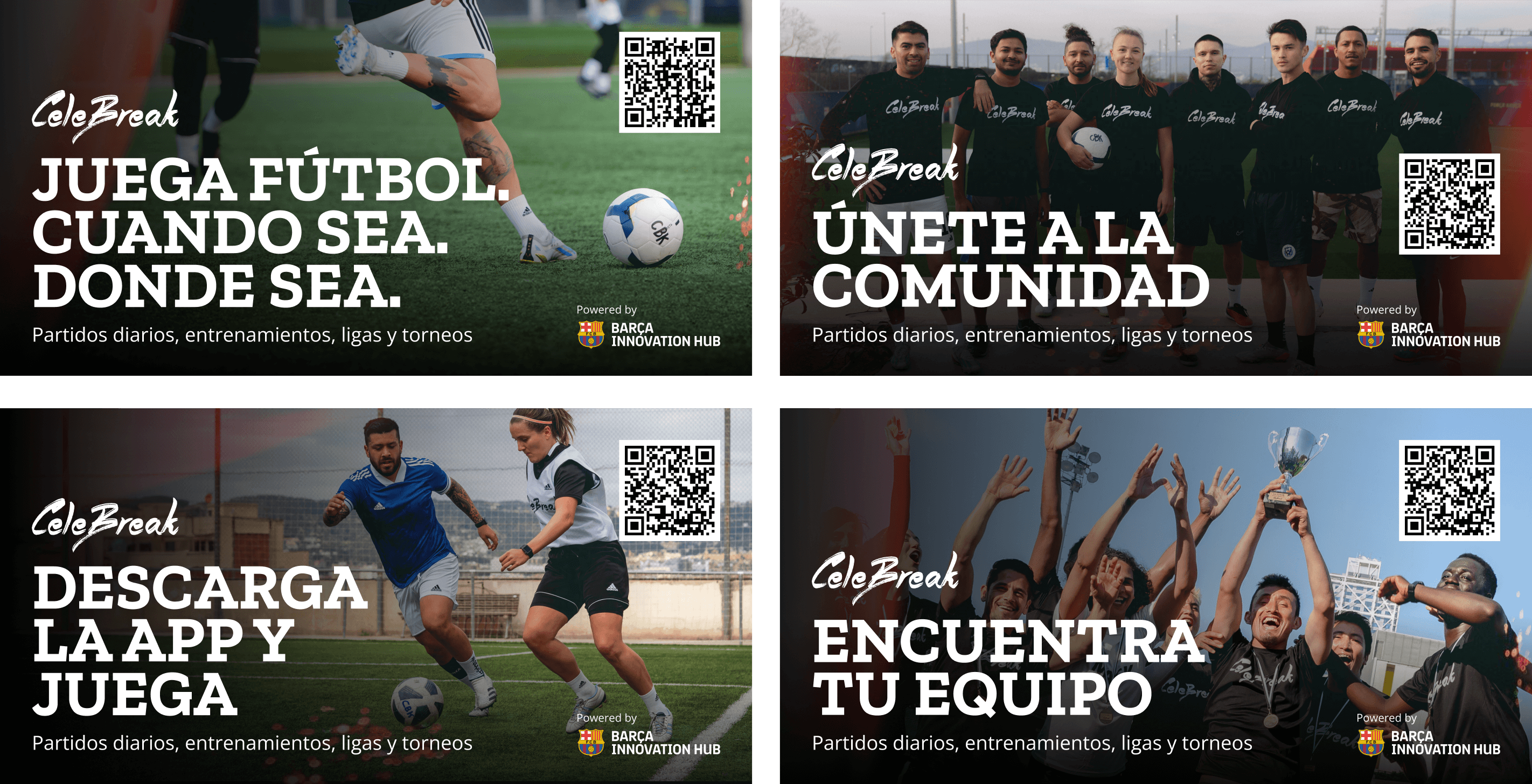 Pitch banner designs for CeleBreak