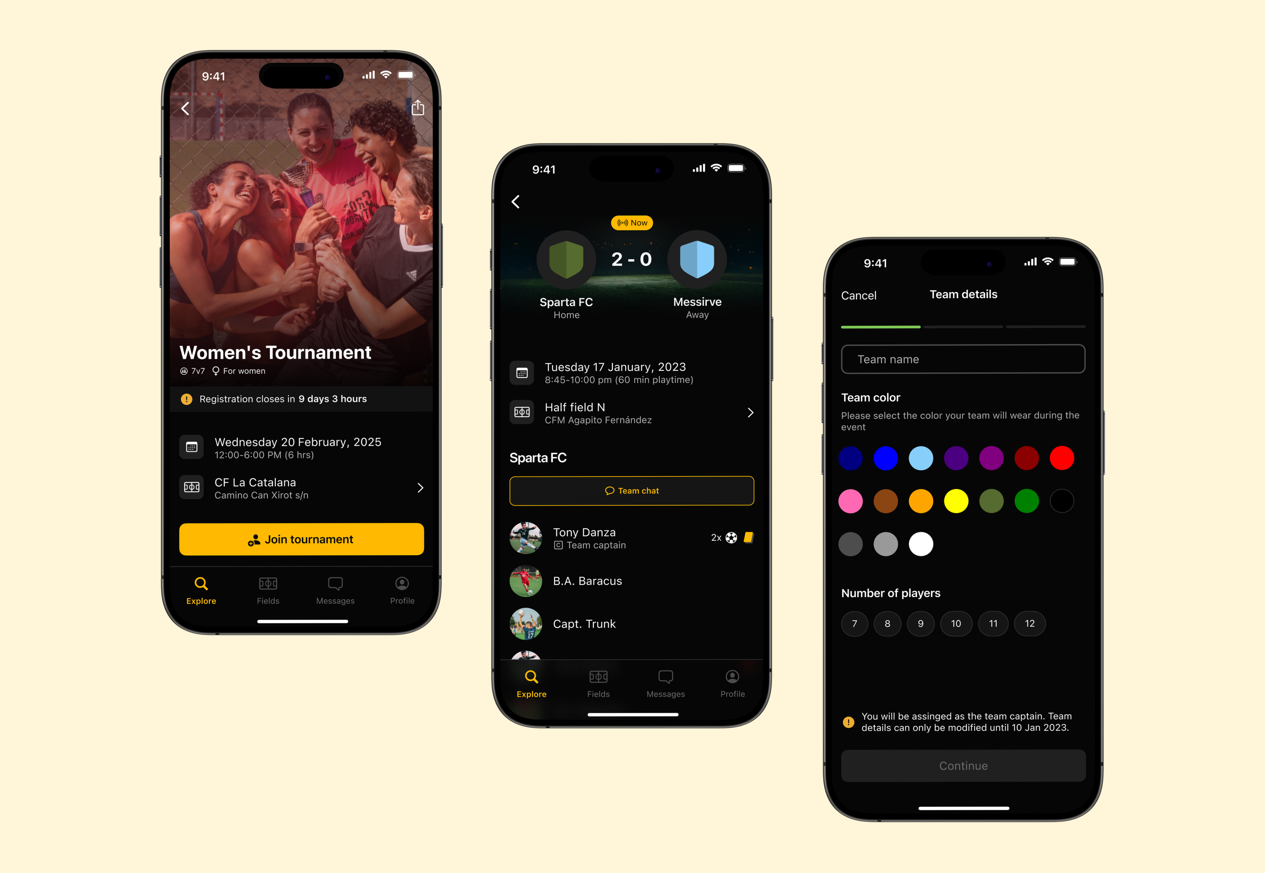 CeleBreak app competition screen designs