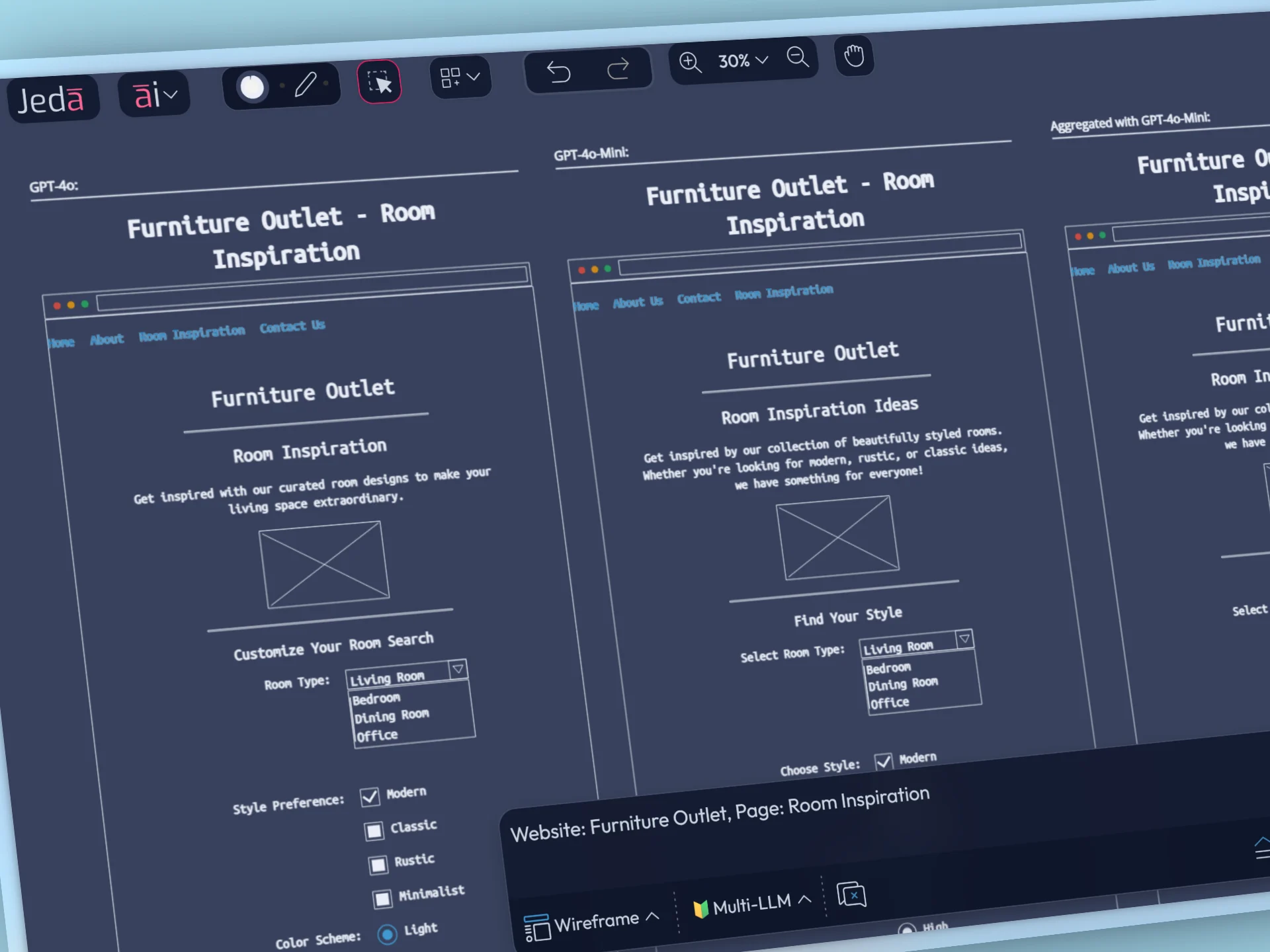 AI Wireframing