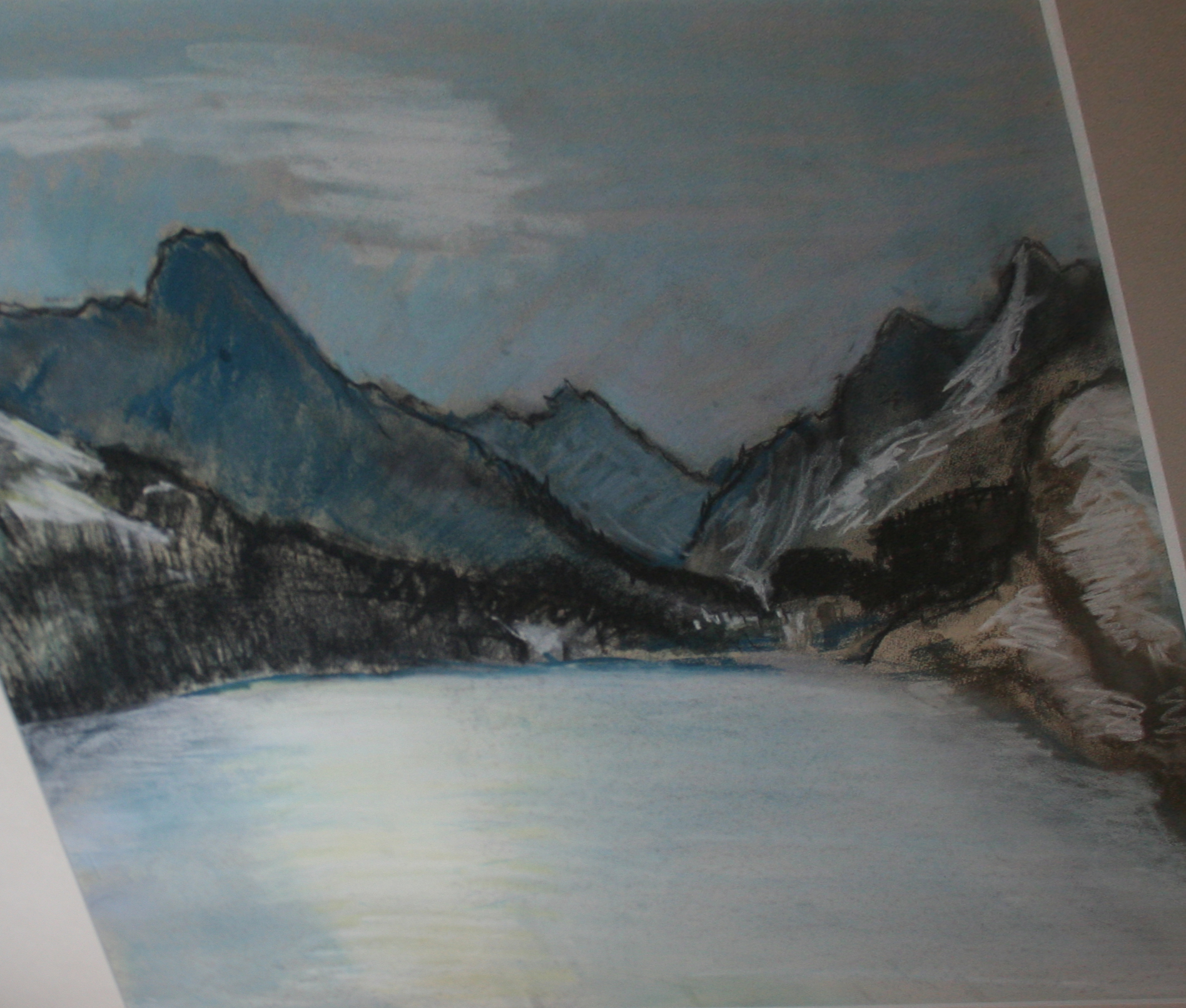 Berglandschap met sneeuw