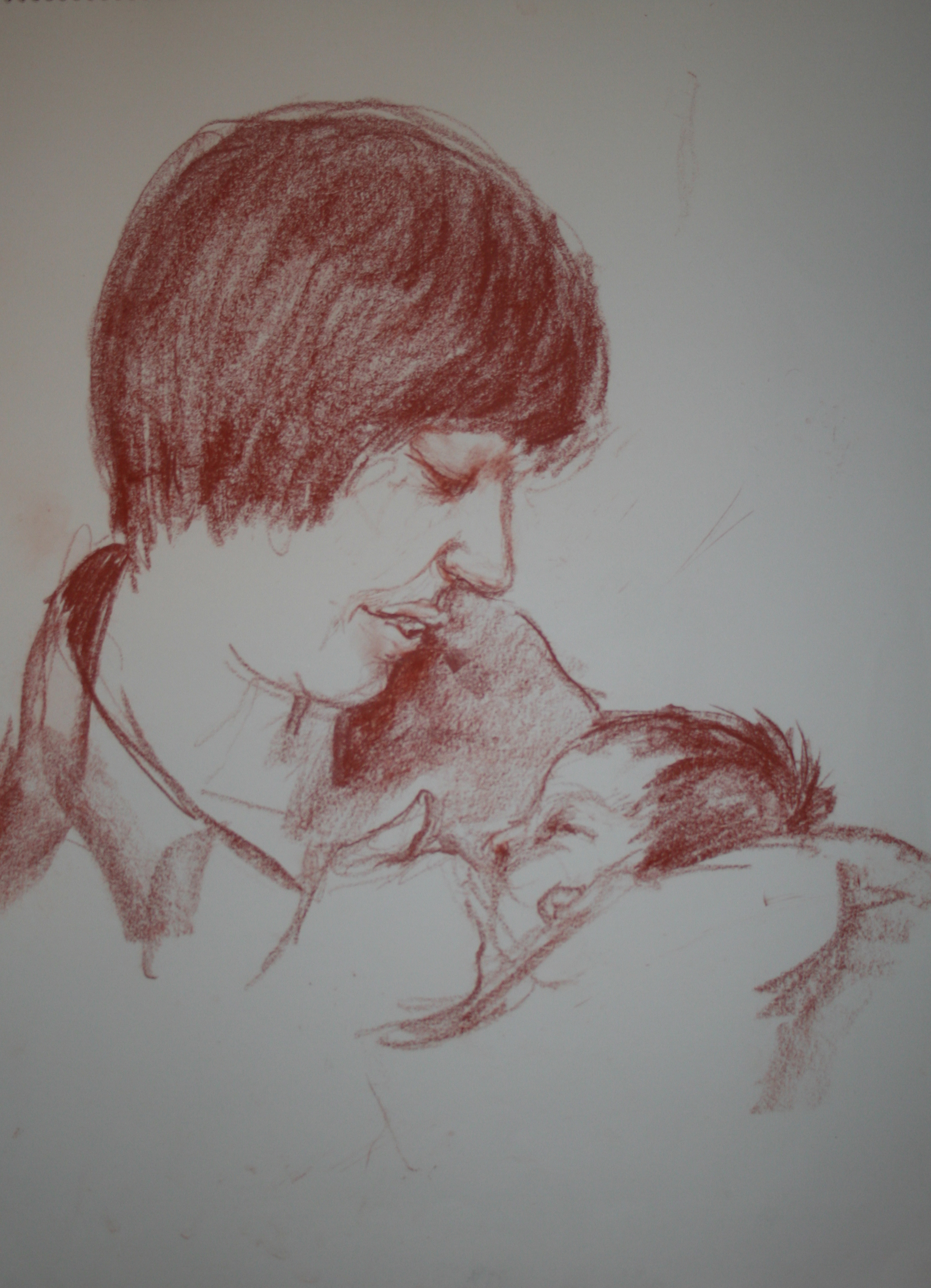 Moeder met Baby, schets