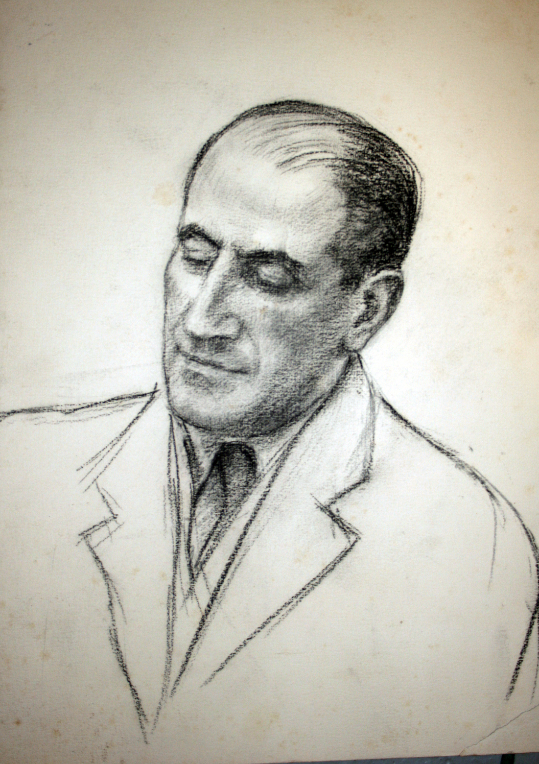 Denkende doktor , tekening