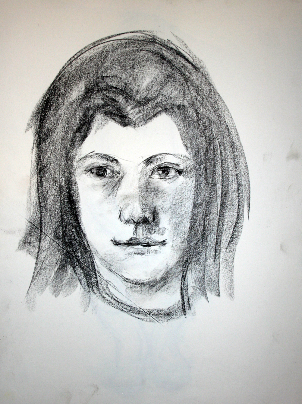 Jonge vrouw, tekening