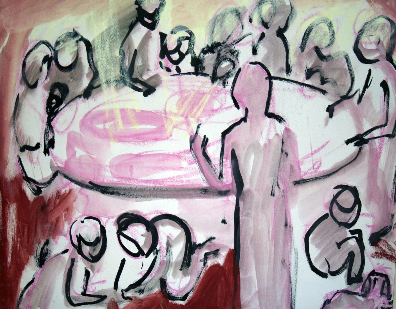 Studie voor Vergadering