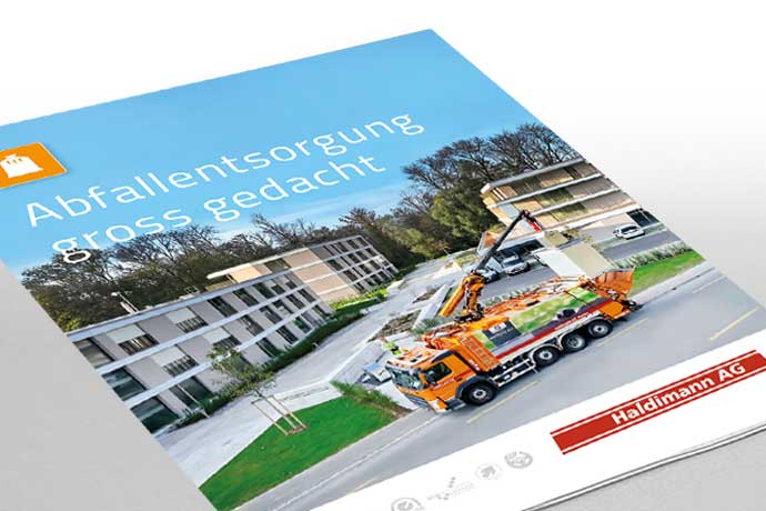 Prospekt-Cover Unterflursystem – Abfallentsorgung gross gedacht