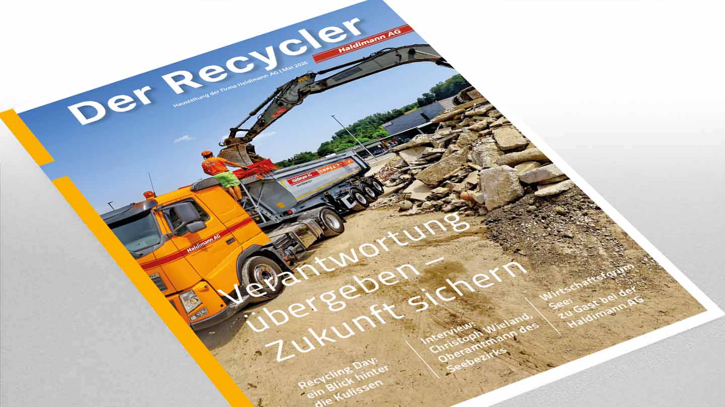 Titelblatt vom Magazin Der Recycler im Mai 2026