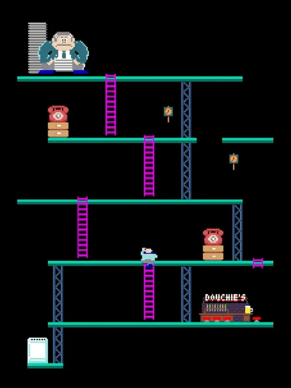 Bossy Kong level 2 gameplay.